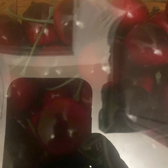 Threshold Red 112 piece Cherry Cherries Vase Fillers Set made 2007, NEW in Box - Picture 2 of 4